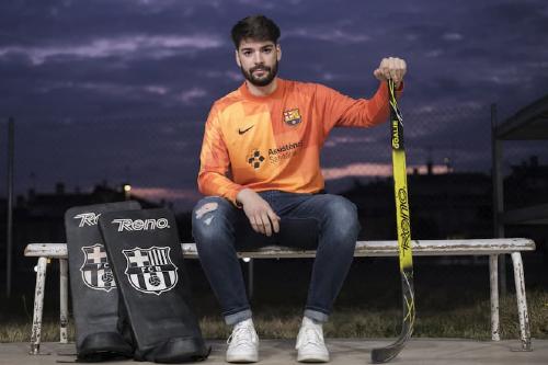 Adrián Galán, convocat amb la selecció catalana d'hoquei patins per jugar un partit amistós