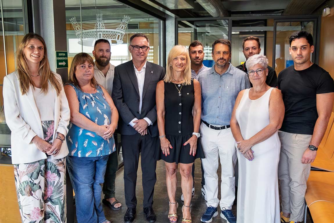 Visita institucional de la delegada del govern